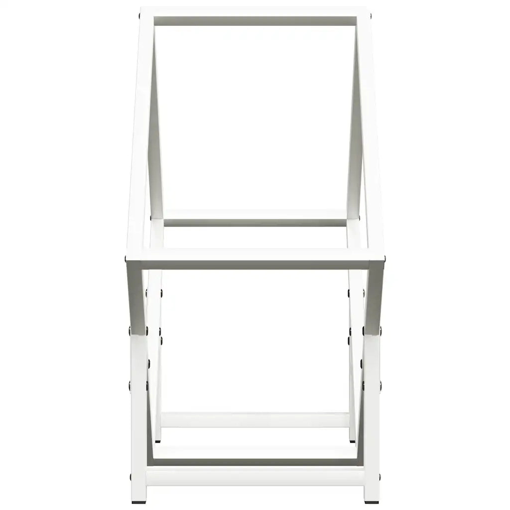 Rastrelliera per Legna da Ardere Bianca 50x25x50 cm CFW5718637