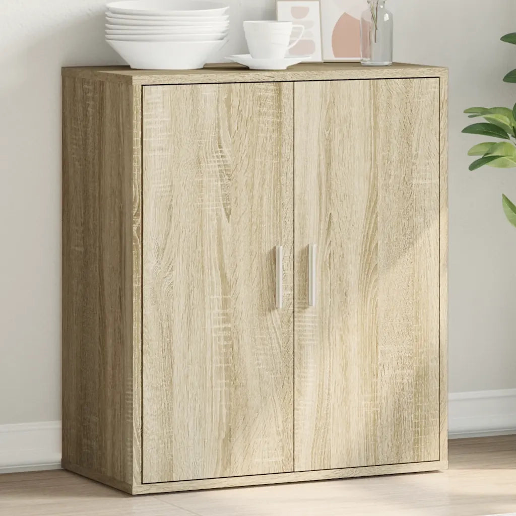 Credenza-Buffet-Armadio da cucina Rovere Sonoma 79x38x80 cm in Legno Multistrato 273167