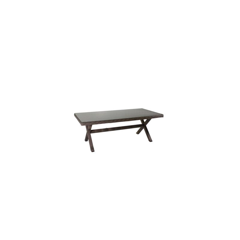 Tavolo polyrattan baltimora rettangolare cm 200x100h72