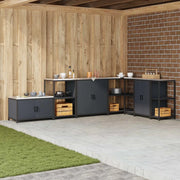 Stoccaggio in cucina Antracite 60 x 50 x 92 cm Acciaio