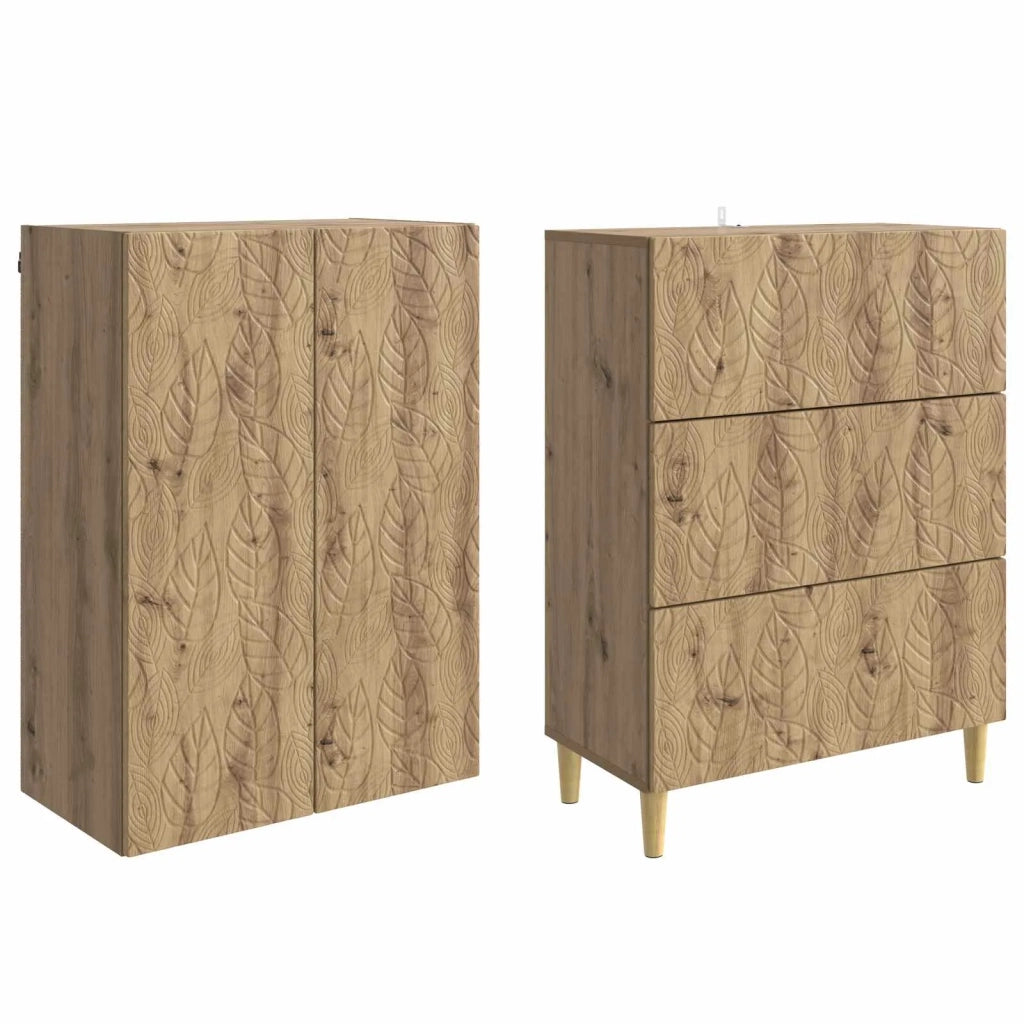 Set di armadi 2 pcs Rovere Artigianale 66 x 34,5 x 90 cm 3416726