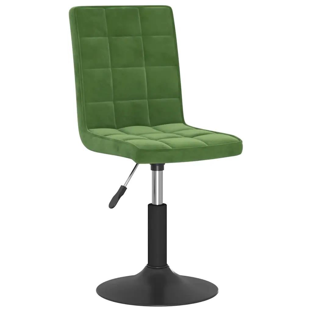Sedie da Pranzo Girevoli 2 pz | Sedie da cucina Verde Scuro in Velluto