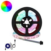 Set di 4 strisce LED flessibili moderne 100 x 0,8 x 0,3 cm design elegante interno in plastica nera 02_0056346