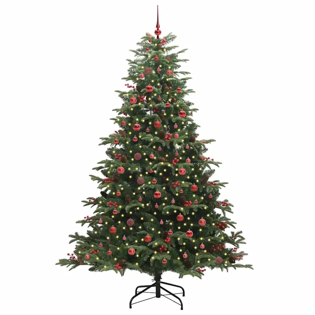 Albero di Natale artificiale con 300 LED Verde 240 cm 3395568
