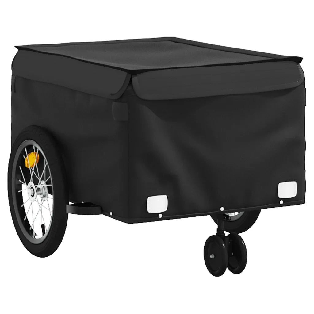 Rimorchio da Bici Nero 45 kg in Ferro 94108