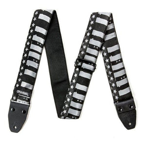 Tracolla chitarra dunlop d6713 jacquard stars and stripes