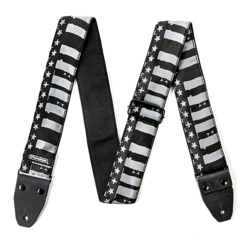 Tracolla chitarra dunlop d6713 jacquard stars and stripes