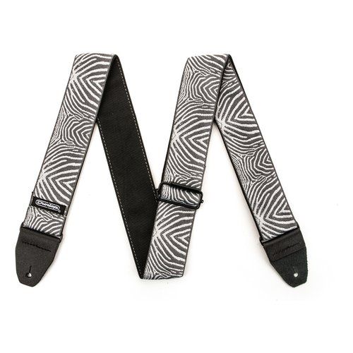 Tracolla chitarra dunlop d6722 jacquard  zebra cadabra