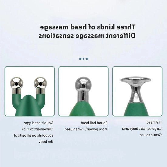 Penna energetica per acupressione - Penna elettrica per rilassamento muscolare - Portatile e multifunzionale
