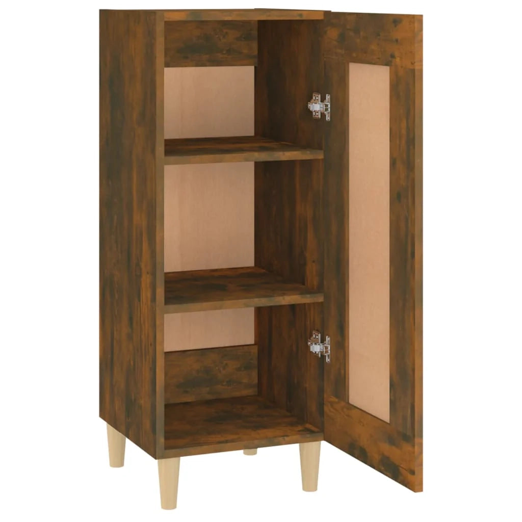 Buffet credenza cassettiera armadio mobile contenitore organizer per cucina soggiorno salotto 34,5 x 34 x 90 cm legno ingegnerizzato marrone 02_0030891