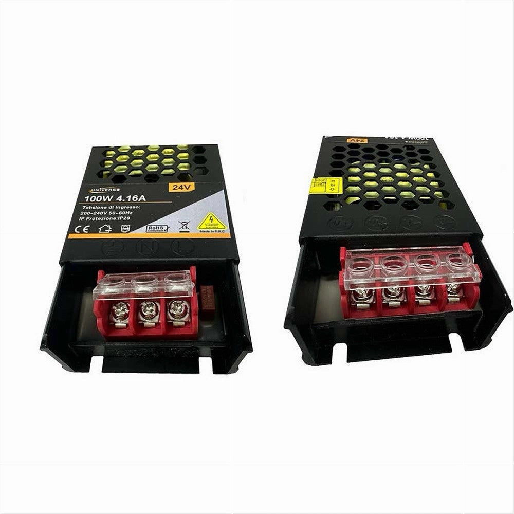 Trade Shop - Alimentatore Slim Stabilizzato 24v 100w Switch Trasformatore 4.16mha Fhyla100w24v -