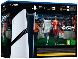 Ps5 console 2tb pro ed. digital white + fc 26 eu - 0711719024118