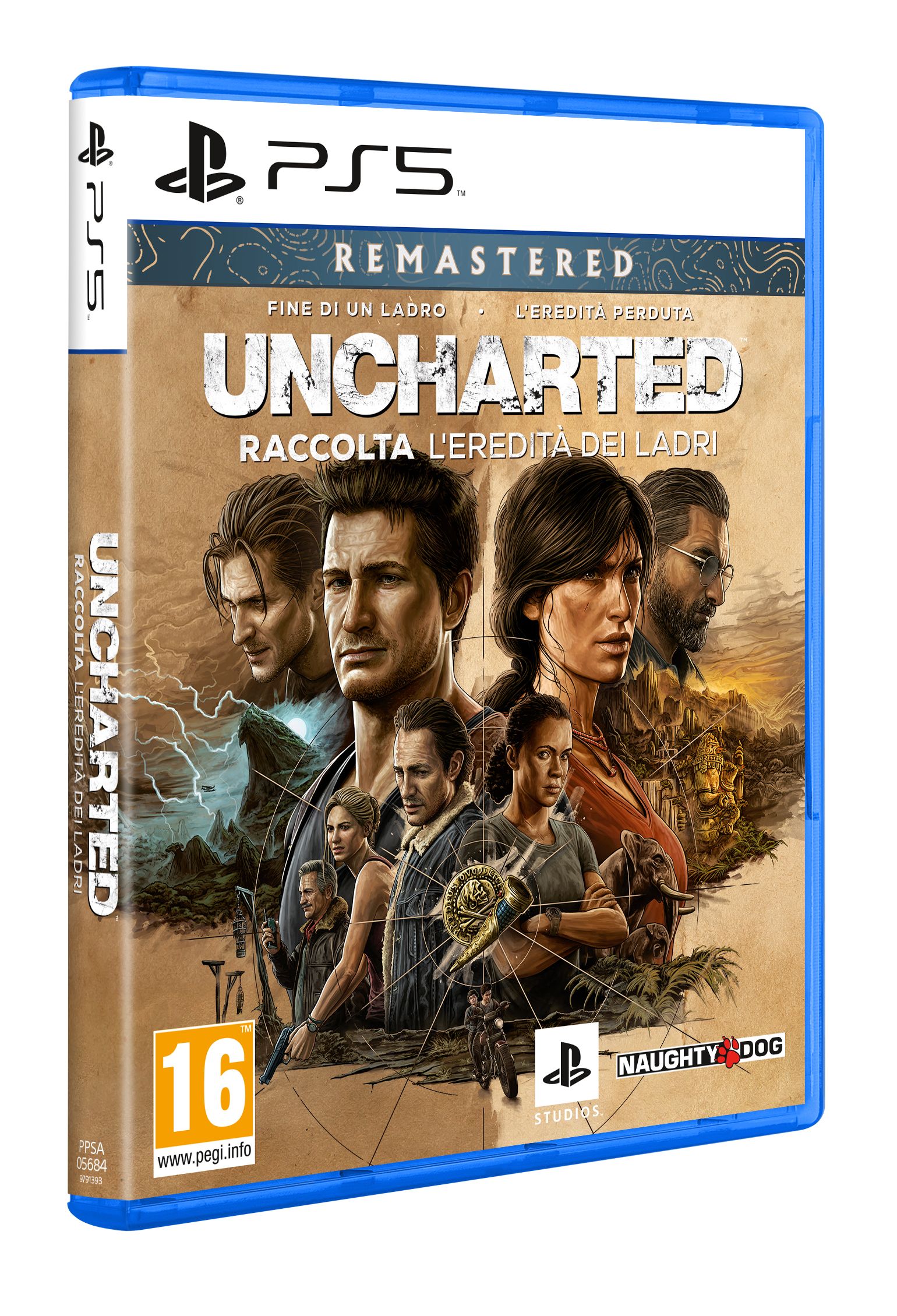 Sony uncharted: raccolta leredità dei ladri collezione inglese, ita playstation 5 - 9791393