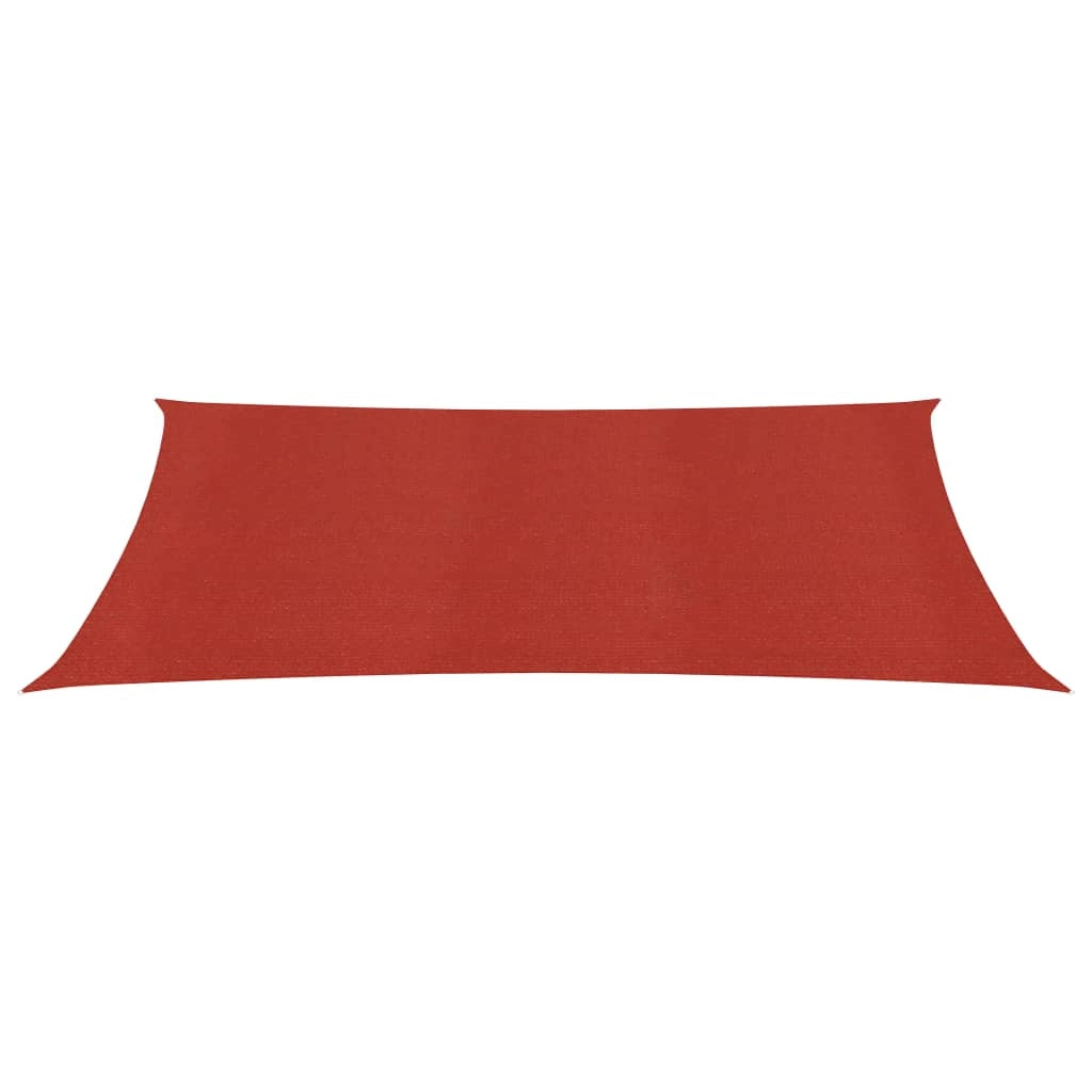 Vela ombreggiante 160 g/m² rossa 3 x 6 m HDPE 02_0009273