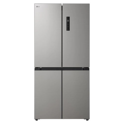 Lg gmm41msbem frigorifero multidoor slim, classe e, 474l, total no frost, cassetto fresh switch, silver