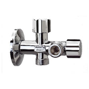 RUBINETTO DUAL N+S 1/2 CON ROSONE- 1/2 x 1/2 x 1/2- ALBER- pezzi 1