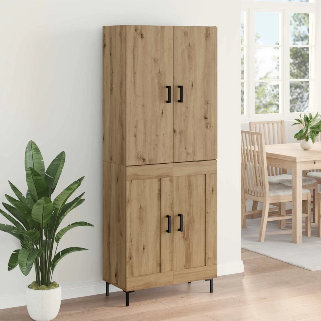 Credenza | Madia | Buffet da pranzo | Armadio da pranzo Rovere artigianale 69,5 x 34 x 180 cm