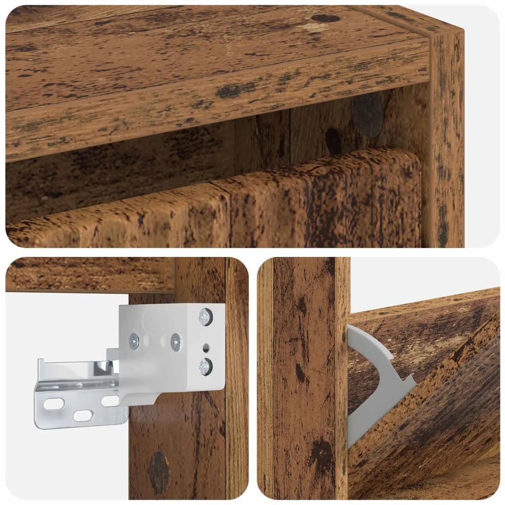 Mobiletto per Scarpe da Muro ARNHEM 71 x 17 x 86 cm 896643