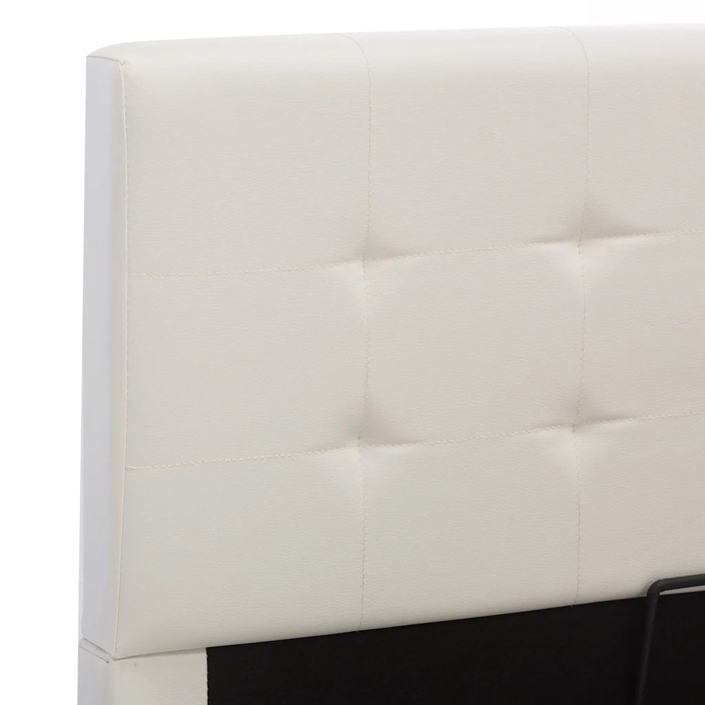 Giroletto con Contenitore Idraulico Bianco Similpelle 180x200cm cod mxl 53387