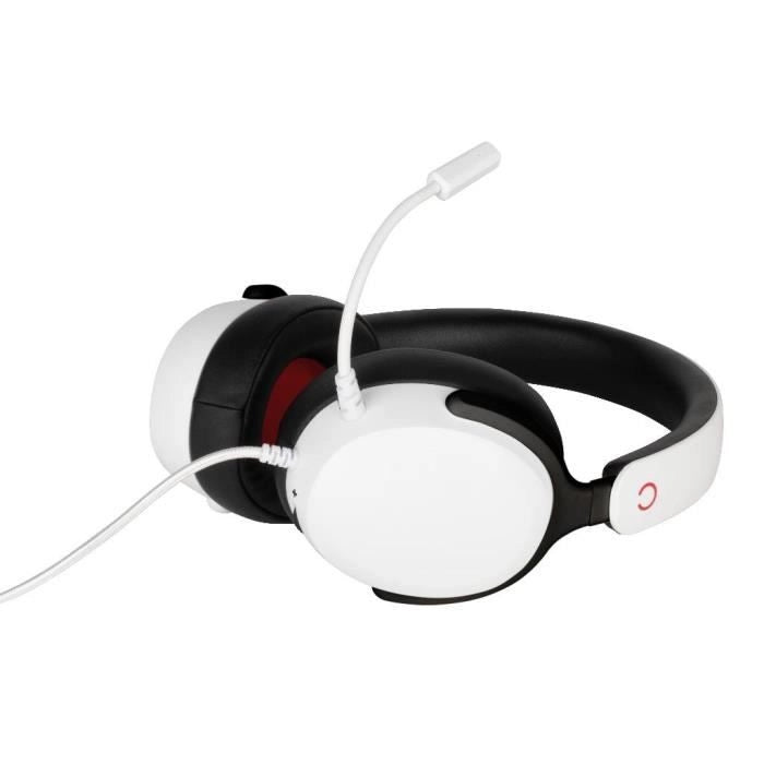 Cuffie da gioco - KONIX - Nexus cablate over-ear - Nintendo Switch 2 - Altoparlanti da 40 mm - Microfono - Jack da 3,5 mm - Bianco