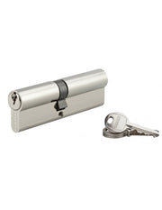Cilindro europeo SA 45 x 55 mm nichelato, 3 chiavi – THIRARD