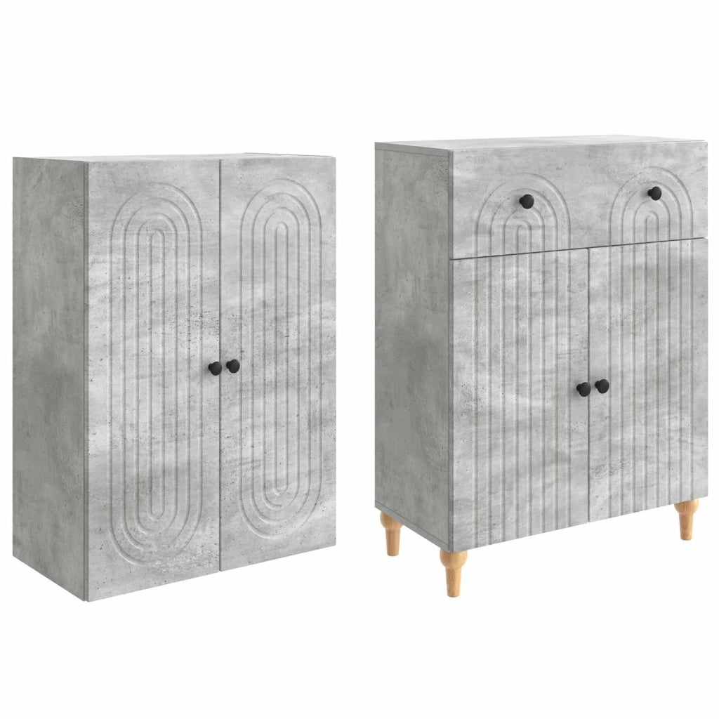 Set di armadi 2 pcs 66 x 34,5 x 90 cm Legno ingegnerizzato