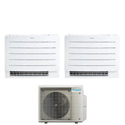 Climatizzatore Condizionatore Daikin a Pavimento Dual Split serie PERFERA FVXM-A 7+12 con 2MXM50A R-32 Wi-Fi Integrato 7000+12000 Con Telecomando ad Infrarossi Incluso Garanzia Italiana