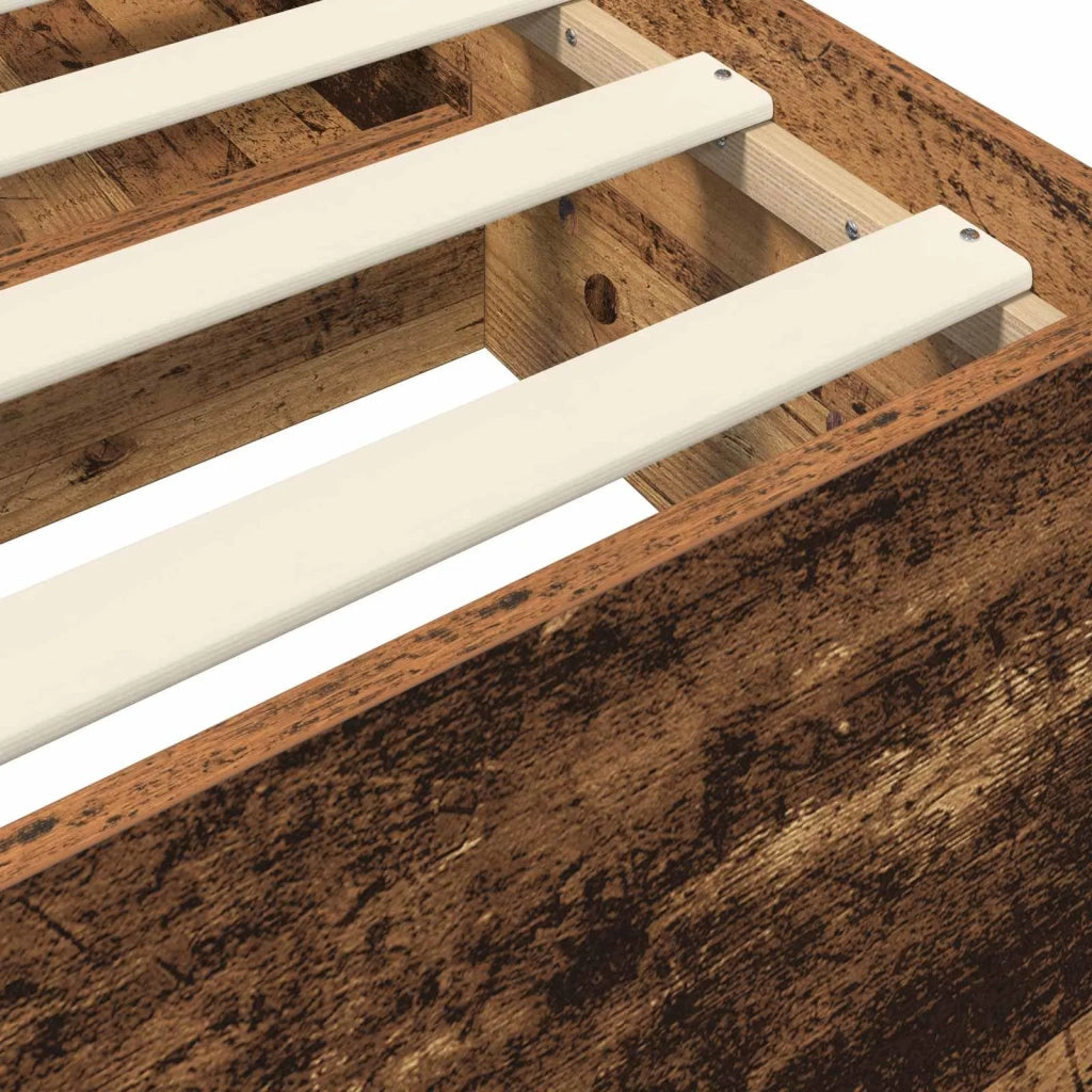 Telaio del letto con storage Legno antico 80 x 200 cm 3429504