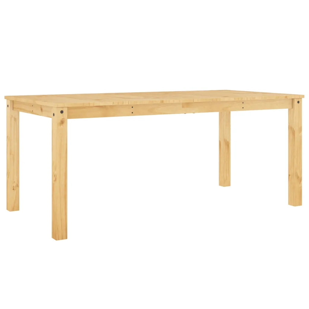Tavolo da Pranzo PANAMA Grigio 180x90x75 cm Legno Massello Pino 4005708