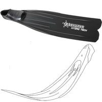 Pinna hidro-tech abysstar rinforzi tpr per apnea n 46-47