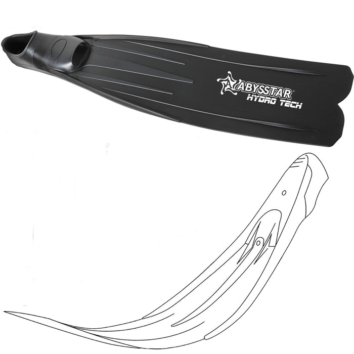 Pinna hidro-tech abysstar rinforzi tpr per apnea n 46-47