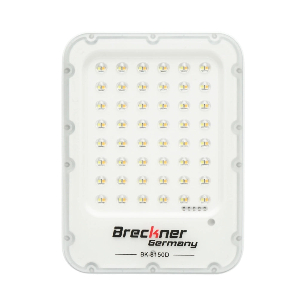 Lampada LED da 1200 lm, 3500K/6500K con pannello solare da 25 W, batteria LifePO4 da 3,2 V/20 Ah, sensore di movimento e telecomando IP66 Breckner Germany