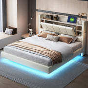 letto imbottito lino beige 160 x 200 cm