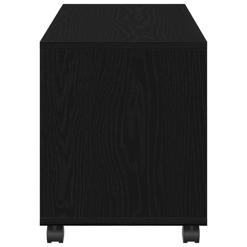 Tavolino Rovere Nero 72 x 33 x 42,5 cm Legno ingegnerizzato 868061