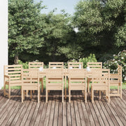 Set da Pranzo da Giardino 11 pz in Legno Massello di Pino 3154719