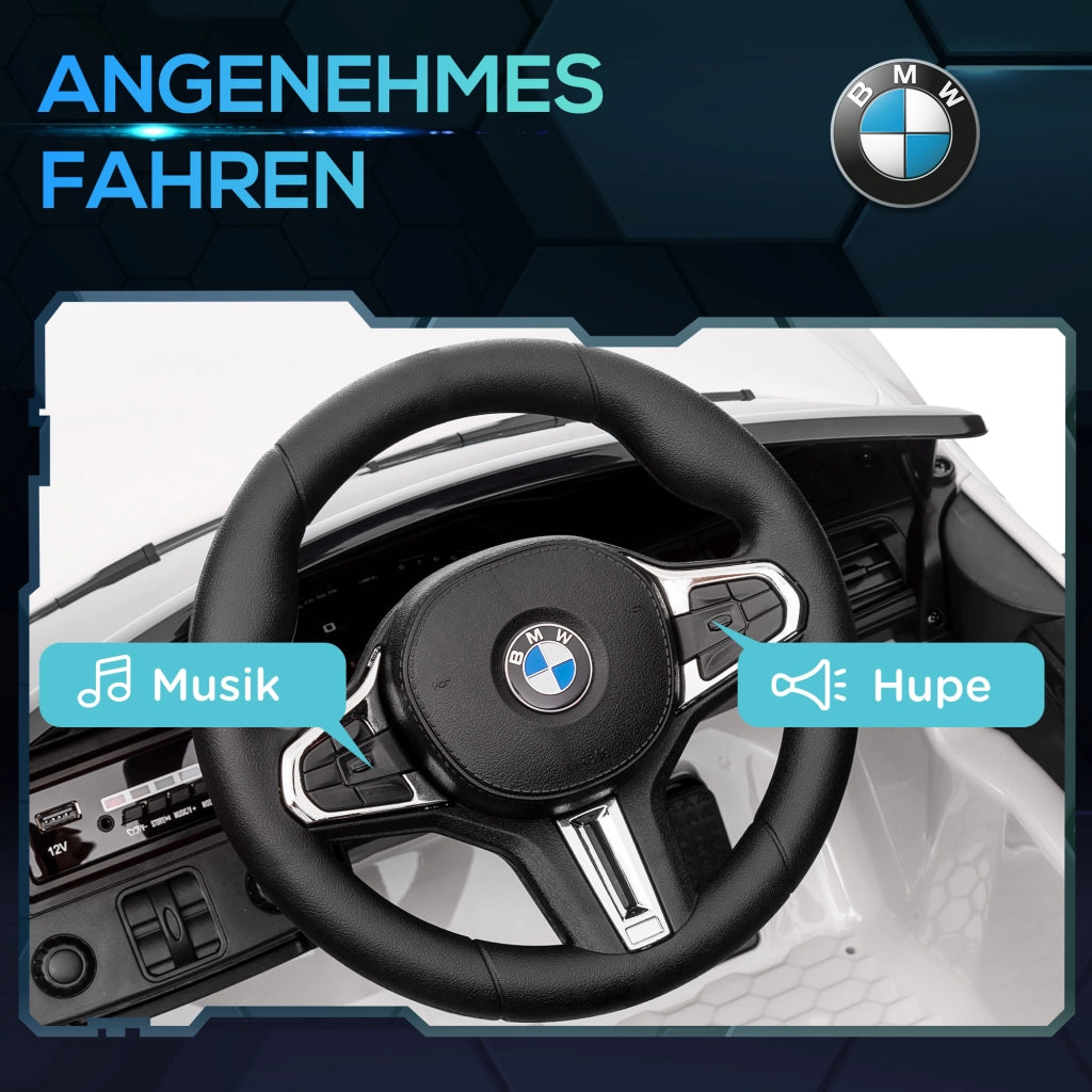 Auto Elettrica per Bambini BMW M4 ¨C Xylo ¨C Bianco con Telecomando e Luci LED 3-5 Anni