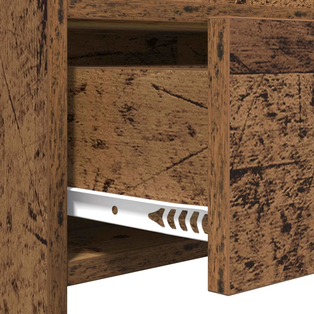 Mobile per scarpe con cassetto Legno antico 73,5 x 36 x 92 cm 8011329