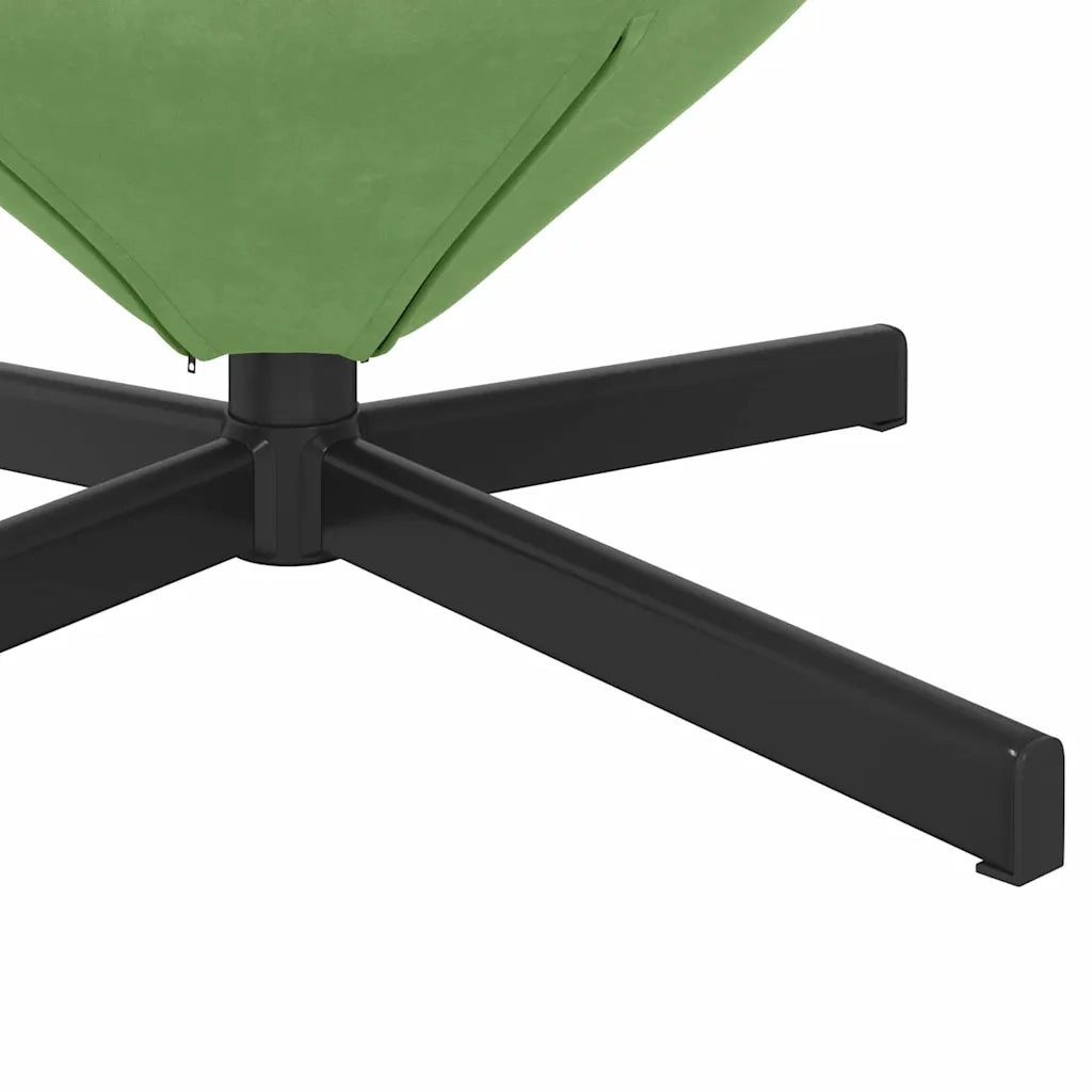 Divano Sedia-Poltrona uovo Verde chiaro 63 x 73 x 90 cm Velluto