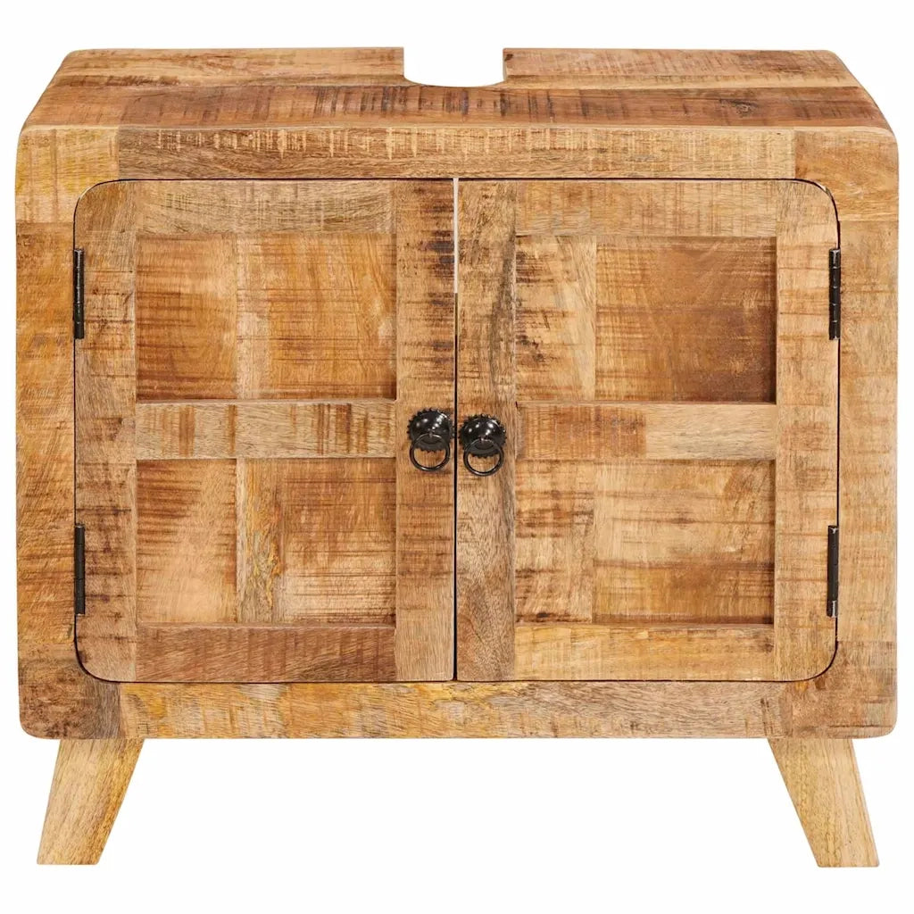 vidaXL Mobile da Bagno Legno di mango massello e legno ingegnerizzato