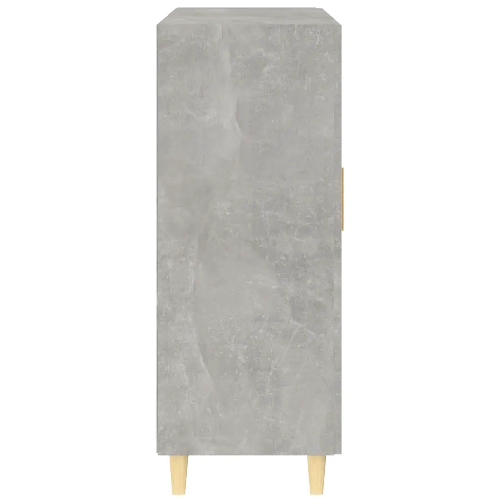 Credenza | Madia | Buffet da pranzo | Armadio da pranzo Grigio Cemento 69,5x34x90 cm in Legno Multistrato