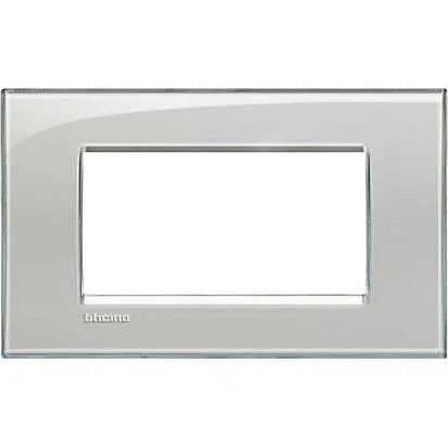 Living Light - Placca 4P Grigio Ghiaccio - LNA4804KG