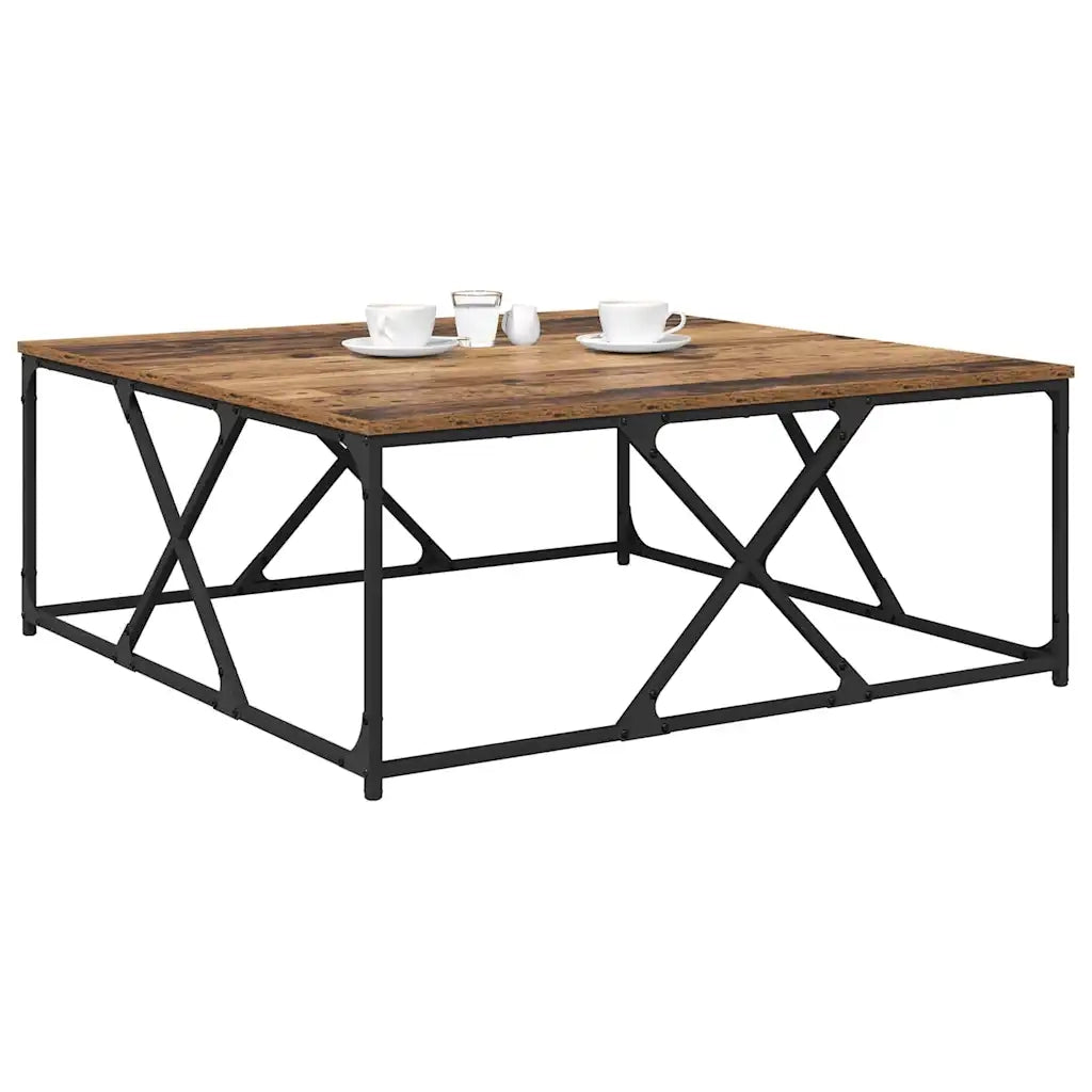 Tavolino da salotto Legno vecchio 100 x 100 x 40 cm