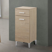Base multiuso 35x34 cm rovere dolomite con anta reversibile e cassetto Desya
