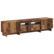 Mobile TV LED a 5 pezzi Legno antico Legno ingegnerizzato 3416427