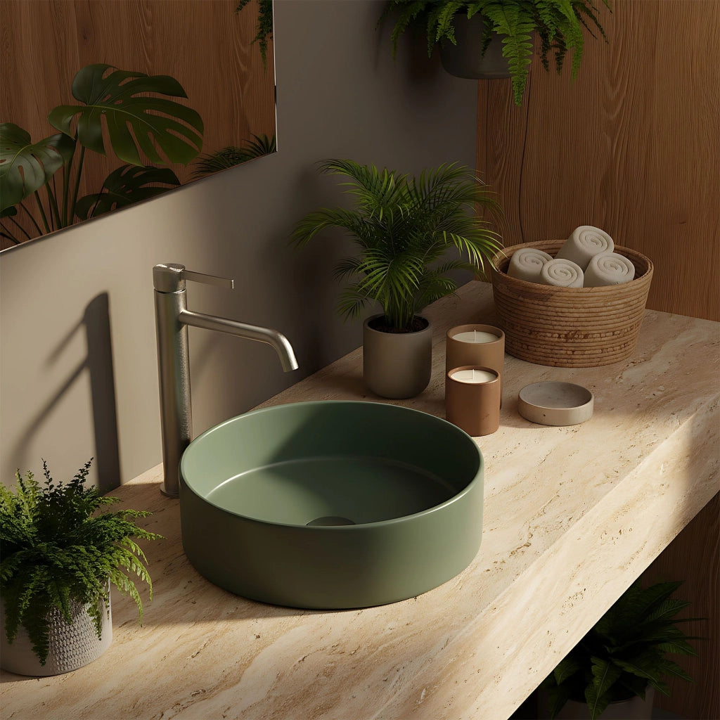 Rubinetto Da Lavabo Rea Foster Brush Nickel High