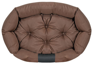 AIO FACTORY S Letto per cani 75x50 cm personalizzabile impermeabile marrone