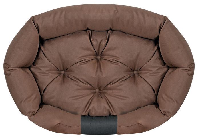 AIO FACTORY S Letto per cani 75x50 cm personalizzabile impermeabile marrone