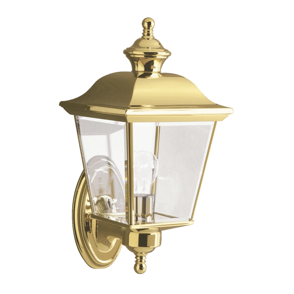 Applique esterna ottone lucido E27 60W Bay Shore Kichler