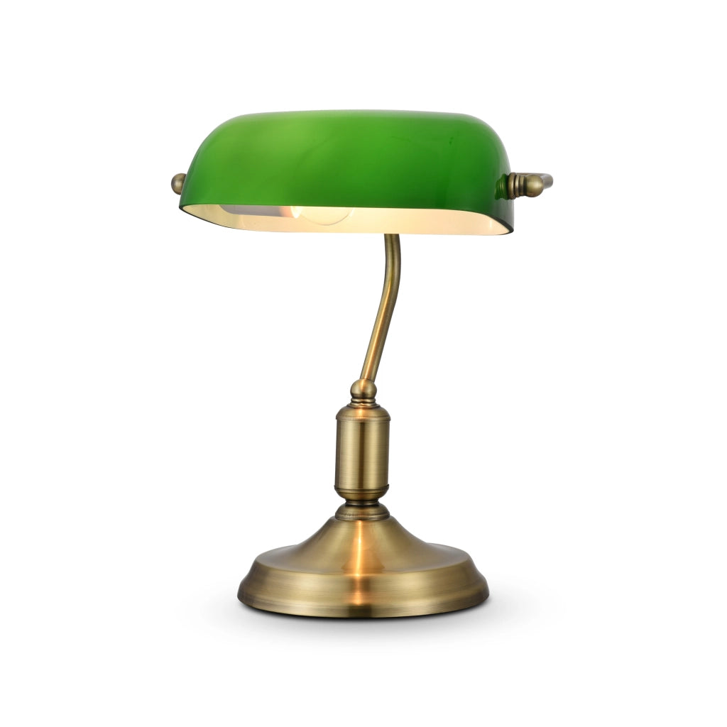 Maytoni Lampada da tavolo moderna Kiwi 1 luce E27 ottone metallo vetro