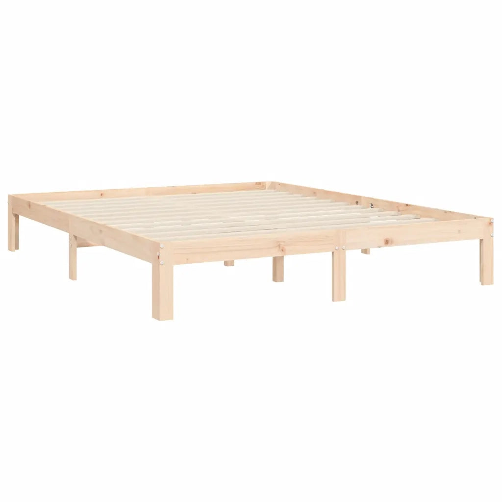 Giroletto senza Materasso 160x200 cm in Legno Massello di Pino 3193606